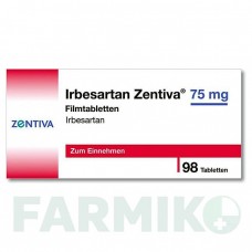 ИРБЕСАРТАН (IRBESARTAN) 75 мг таблетки 98 шт - Ирбесартан ZENTIVA