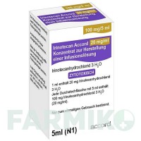 ИРИНОТЕКАН (IRINOTECAN) 20 мг/мл 100 мг концентрат 1 шт - Иринотекан ACCORD HEALTHCARE