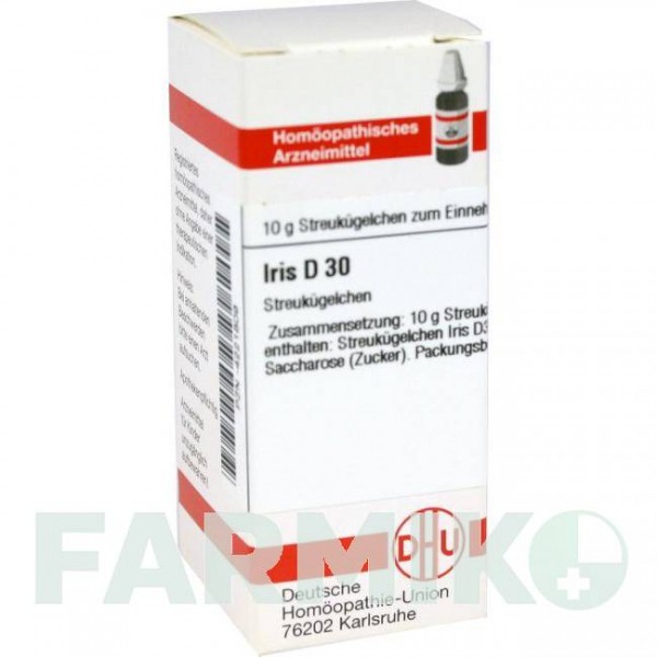 ИРИС (IRIS) D 30 глобули 10 г - Гомеопатия DHU
