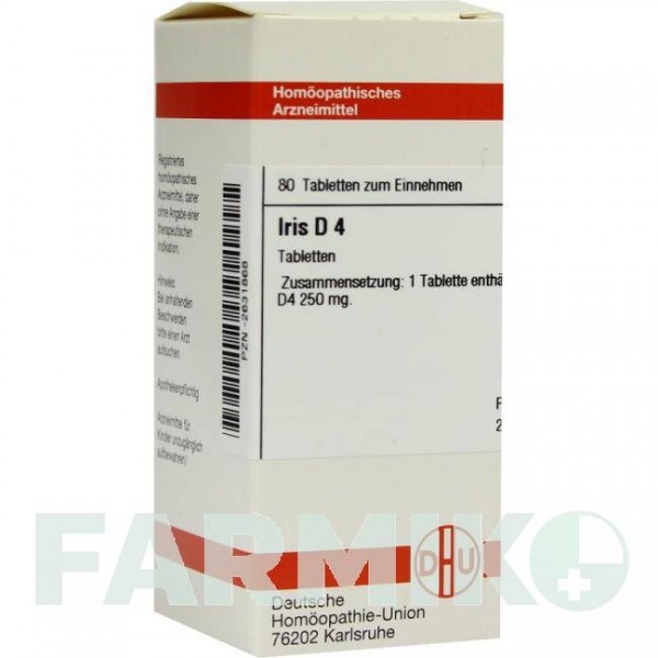 ІРИС (IRIS) D 4 таблетки 80 шт - Гомеопатія DHU