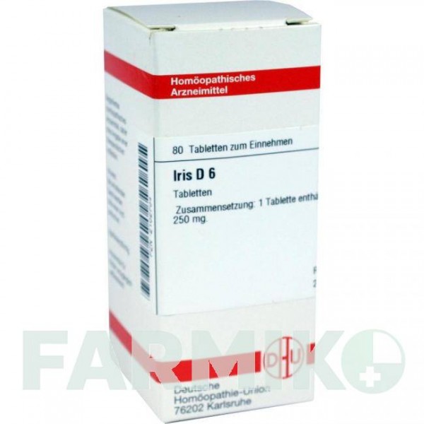 ИРИС (IRIS) D 6 таблетки 80 шт - Гомеопатия DHU