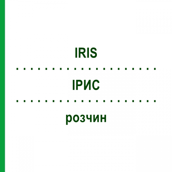 ІРИС (IRIS) розчин 20 мл - Гомеопатія DHU