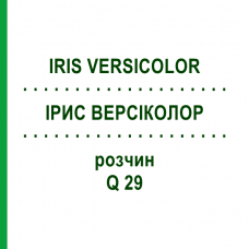 ІРИС ВЕРСІКОЛОР (IRIS VERSICOLOR) Q 29 розчин 15 мл - Гомеопатія GUDJONS