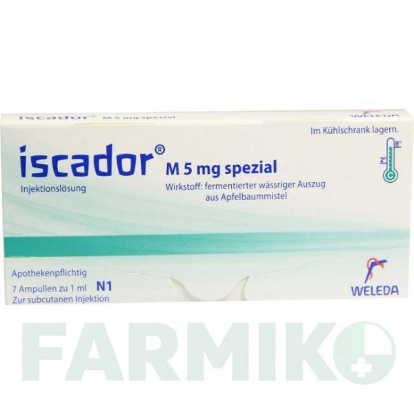 ИСКАДОР (ISCADOR) M 5 раствор для инъекций 7x1 мл - Гомеопатия ISCADOR