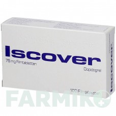 ИСКОВЕР (ISCOVER) 75 мг таблетки 100 шт - Клопидогрел BB FARMA