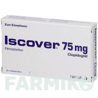 ІСКОВЕР (ISCOVER) 75 мг таблетки 28 шт - Клопідогрел DOCPHARM