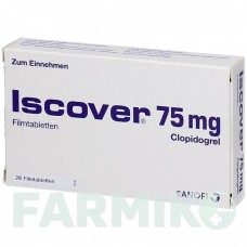 ИСКОВЕР (ISCOVER) 75 мг таблетки 28 шт - Клопидогрел DOCPHARM