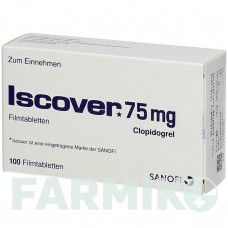 ИСКОВЕР (ISCOVER) 75 мг таблетки 28 шт - Клопидогрел KOHLPHARMA