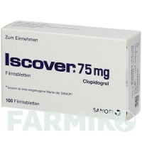 ІСКОВЕР (ISCOVER) 75 мг таблетки 100 шт - Клопідогрел KOHLPHARMA