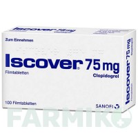 ІСКОВЕР (ISCOVER) 75 мг таблетки 100 шт - Клопідогрел SANOFI