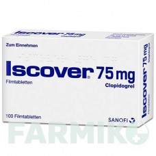 ИСКОВЕР (ISCOVER) 75 мг таблетки 100 шт - Клопидогрел SANOFI