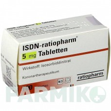 ИСДН (ISDN) 5 мг таблетки 100 шт - Изосорбида динитрат RATIOPHARM