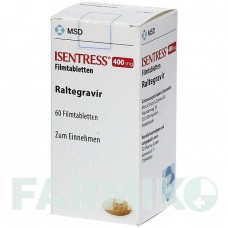ИСЕНТРЕСС (ISENTRESS) 400 мг таблетки 60 шт - Ралтегравир FD PHARMA