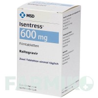 ИСЕНТРЕСС (ISENTRESS) 600 мг таблетки 60 шт - Ралтегравир AXICORP PHARMA