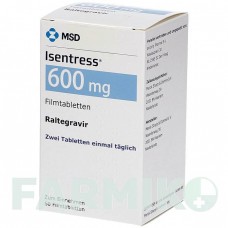 ИСЕНТРЕСС (ISENTRESS) 600 мг таблетки 60 шт - Ралтегравир AXICORP PHARMA