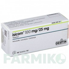 ИЗИКОМ (ISICOM) 100 мг/25 мг таблетки 60 шт - Леводопа, Карбидопа DESITIN