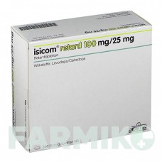 ИЗИКОМ (ISICOM) 100 мг/25 мг таблетки 200 шт - Леводопа, Карбидопа DESITIN