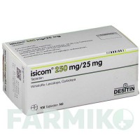 ІЗІКОМ (ISICOM) 250 мг/25 мг таблетки 100 шт - Леводопа, Карбідопа DESITIN