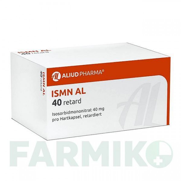 ИСМН (ISMN) 40 капсулы 100 шт - Изосорбида мононитрат ALIUD PHARMA