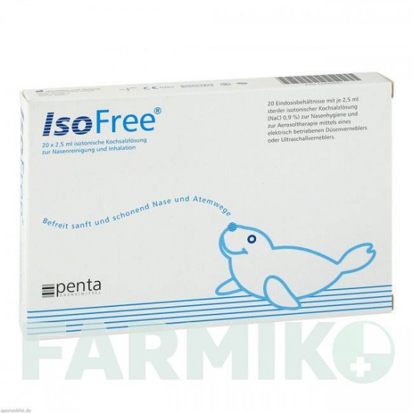 ІЗОФРІ (ISOFREE) піпетки 20x2,5 мл - Активні речовини PENTA