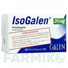 ИЗОГАЛЕН (ISOGALEN) 20 мг капсулы 60 шт - Изотретиноин GALENPHARMA