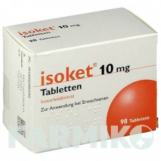 ІЗОКЕТ (ISOKET) 10 мг таблетки 98 шт - Ізосорбіду динітрат MERUS LABS