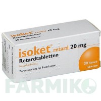 ІЗОКЕТ (ISOKET) 20 мг таблетки 30 шт - Ізосорбіду динітрат MERUS LABS