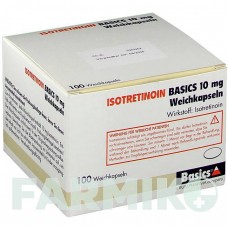 ІЗОТРЕТИНОЇН (ISOTRETINOIN) 10 мг капсули 100 шт - Ізотретиноїн BASICS