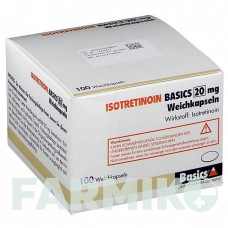 ІЗОТРЕТИНОЇН (ISOTRETINOIN) 20 мг капсули 100 шт - Ізотретиноїн BASICS
