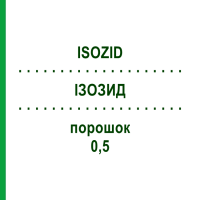 ІЗОЗИД (ISOZID) 0,5 порошок 10 шт - Ізоніазид ESTEVE PHARMACEUTICALS