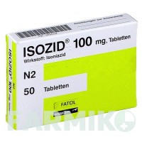 ІЗОЗИД (ISOZID) 100 мг таблетки 50 шт - Ізоніазид ESTEVE PHARMACEUTICALS