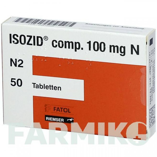ИЗОЗИД (ISOZID) 100 мг таблетки 50 шт - Изониазид, Другое ESTEVE PHARMACEUTICALS