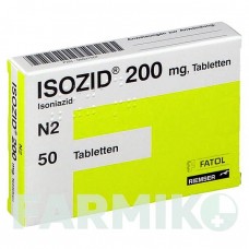 ИЗОЗИД (ISOZID) 200 мг таблетки 50 шт - Изониазид ESTEVE PHARMACEUTICALS
