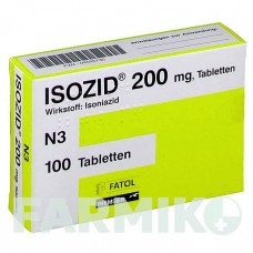 ИЗОЗИД (ISOZID) 200 мг таблетки 100 шт - Изониазид ESTEVE PHARMACEUTICALS