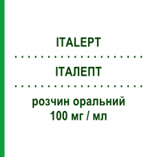ИТАЛЕПТ (ITALEPT) 100 мг/мл раствор оральный 300 мл - Леветирацетам SO.SE.PHARM