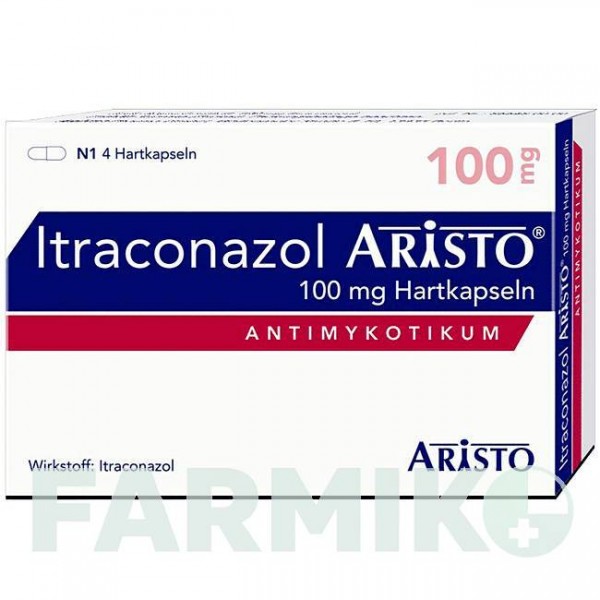 ИТРАКОНАЗОЛ (ITRACONAZOL) 100 мг капсулы 4 шт - Итраконазол ARISTO PHARMA