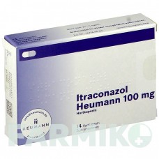 ІТРАКОНАЗОЛ (ITRACONAZOL) 100 мг капсули 14 шт - Ітраконазол HEUMANN PHARMA