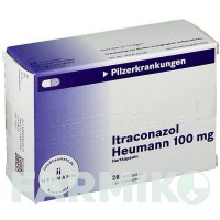 ИТРАКОНАЗОЛ (ITRACONAZOL) 100 мг капсулы 28 шт - Итраконазол HEUMANN PHARMA