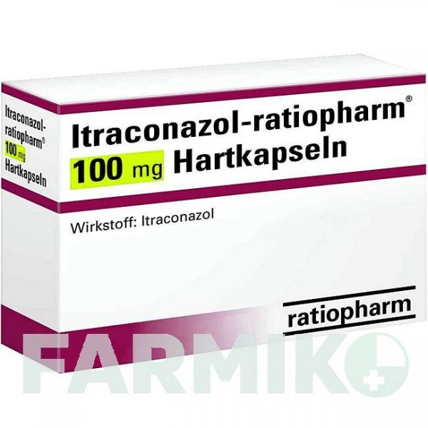 ІТРАКОНАЗОЛ (ITRACONAZOL) 100 мг капсули 30 шт - Ітраконазол RATIOPHARM