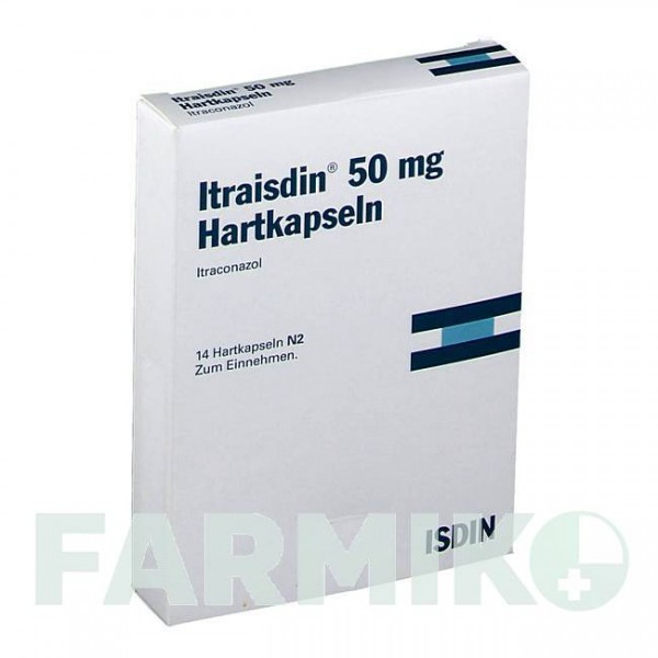 ИТРЭЙСДИН (ITRAISDIN) 50 мг капсулы 14 шт - Итраконазол ISDIN