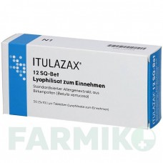 ІТУЛАЗАКС (ITULAZAX) 12 SQ таблетки 30 шт - Пилок дерев ABACUS MEDICINE