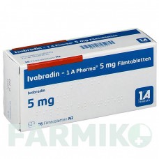 ІВАБРАДИН (IVABRADIN) 5 мг таблетки 56 шт - Івабрадин 1 A PHARMA