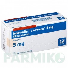 ІВАБРАДИН (IVABRADIN) 5 мг таблетки 98 шт - Івабрадин 1 A PHARMA