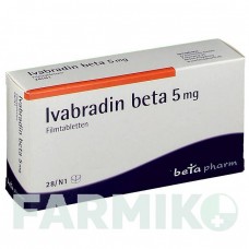 ИВАБРАДИН (IVABRADIN) 5 мг таблетки 28 шт - Ивабрадин BETAPHARM