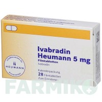 ІВАБРАДИН (IVABRADIN) 5 мг таблетки 28 шт - Івабрадин HEUMANN PHARMA