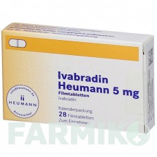 ИВАБРАДИН (IVABRADIN) 5 мг таблетки 28 шт - Ивабрадин HEUMANN PHARMA