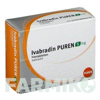 ІВАБРАДИН (IVABRADIN) 5 мг таблетки 56 шт - Івабрадин PUREN PHARMA