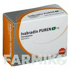 ИВАБРАДИН (IVABRADIN) 5 мг таблетки 98 шт - Ивабрадин PUREN PHARMA