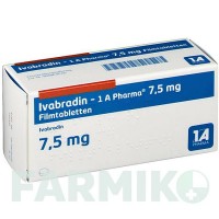 ИВАБРАДИН (IVABRADIN) 7,5 мг таблетки 56 шт - Ивабрадин 1 A PHARMA