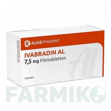 ІВАБРАДИН (IVABRADIN) 7,5 мг таблетки 98 шт - Івабрадин ALIUD PHARMA